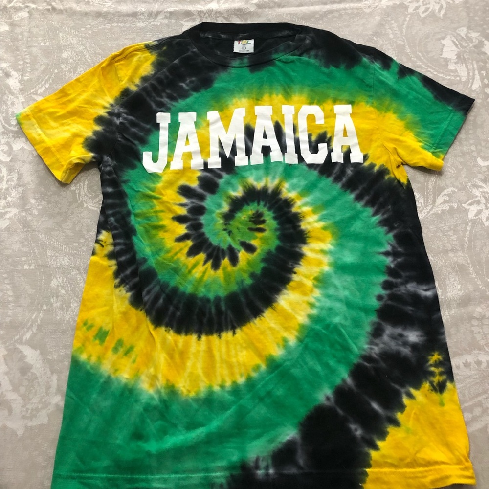 Vintage Jamaica tie dye tee men’s medium